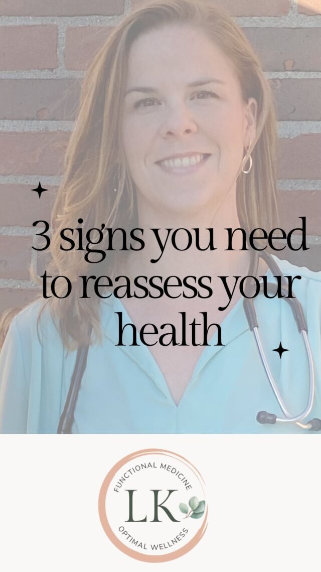 Is this how you feel?

Here are 3 signs that you should reassess your current health plan:

💥1. You’re constantly tired, even after a full night’s sleep—something isn’t right!
💥2. Your digestion feels off, with bloating or discomfort being your norm.
💥3. You’re experiencing mood swings or brain fog, making it hard to focus on daily tasks and getting easily distracted.

These are clear indicators that your body is asking for a change. Ready to discover a personalized approach to reclaim your energy and mental clarity?! 

☀️Visit www.LKoptimalwellness.com to start your journey!

#boostyourenergy #functionalmedicine #feelyoungerlonger #healyourself #healthylifestyle